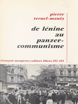 cover image of De Lénine au panzer-communisme